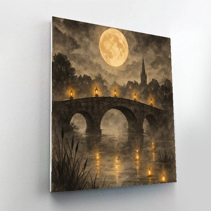 Lanterns Over Thistlebridge paint by numbers