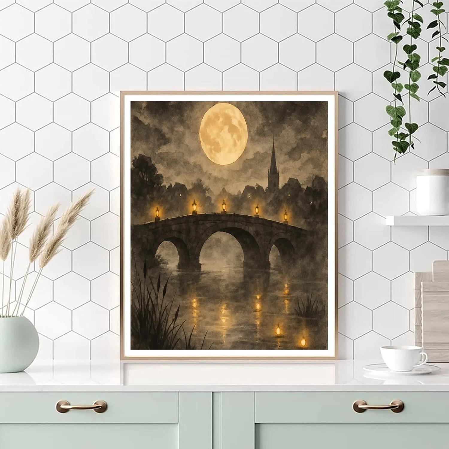 Lanterns Over Thistlebridge paint by numbers