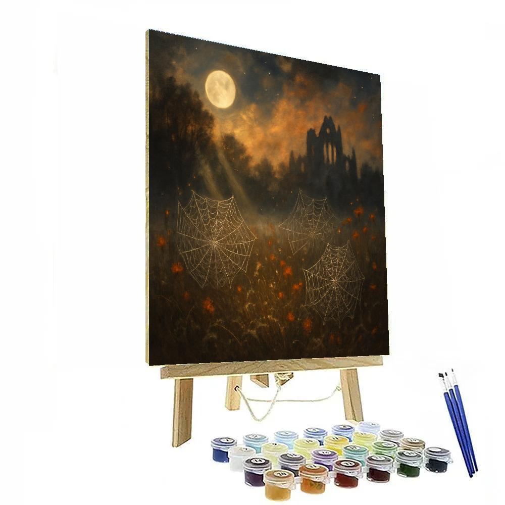 The Cobweb Cathedral Meadow Painting by numbers kit