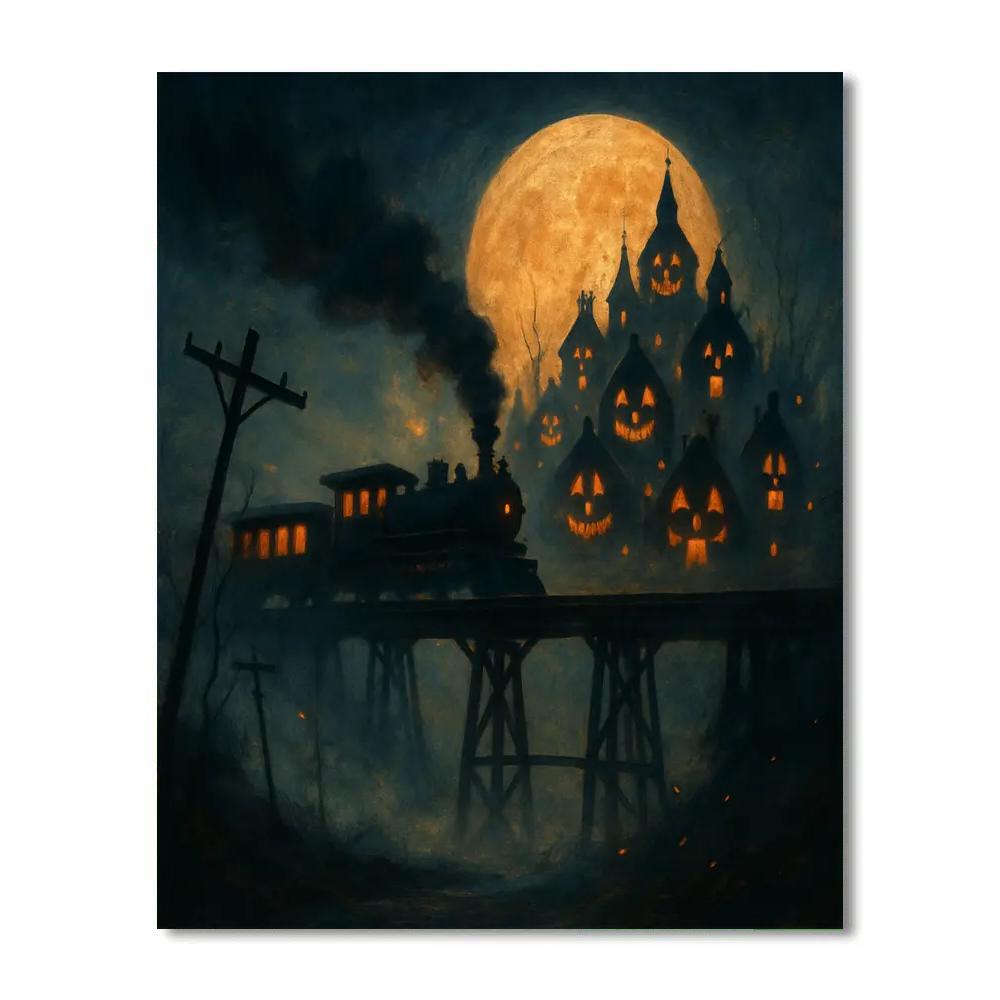 Twilight Train To Hollow End DIY paint by numbers