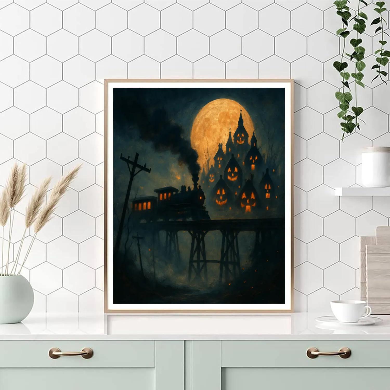 Twilight Train To Hollow End DIY paint by numbers