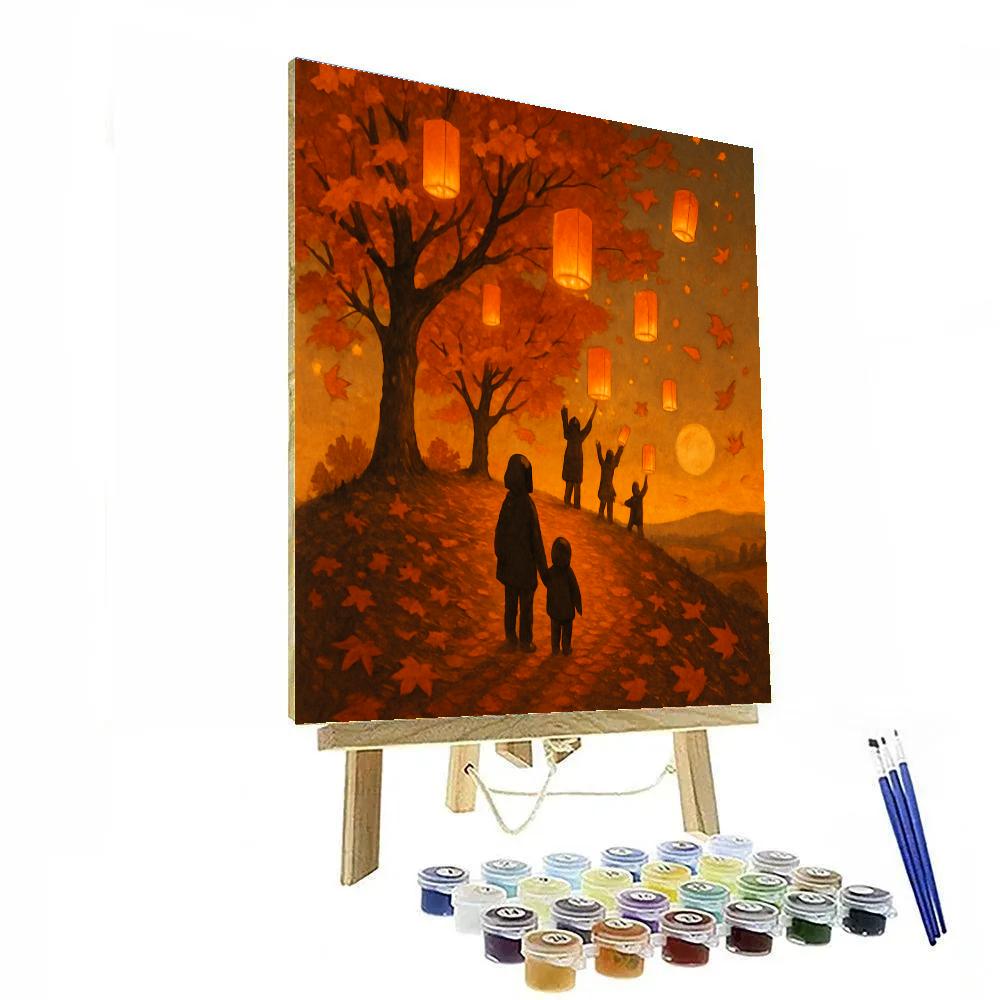 Maple Knoll Lantern Festival DIY paint by numbers