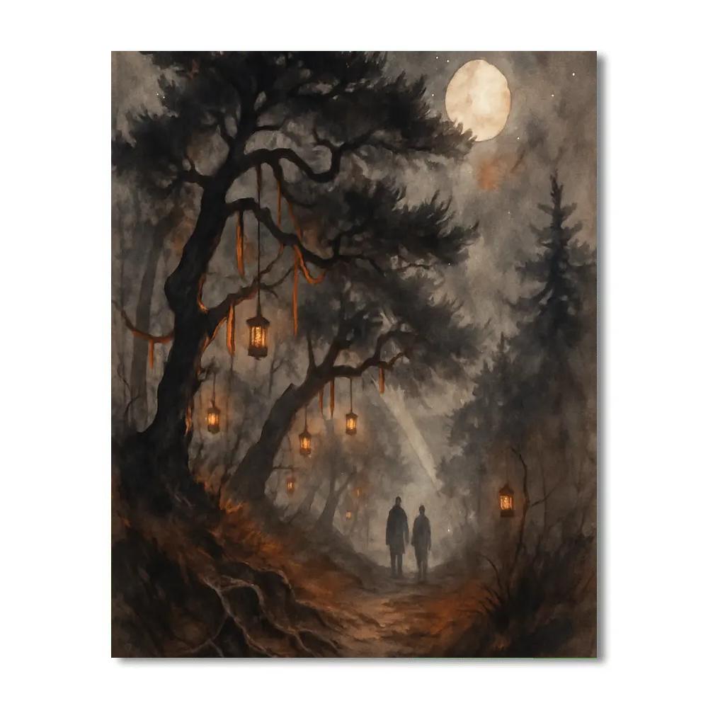 Twisted Pines Lantern Walk paint by color