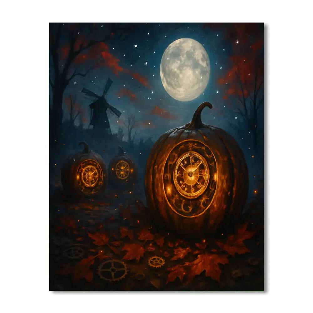 Clockwork Pumpkin Grove paint by color