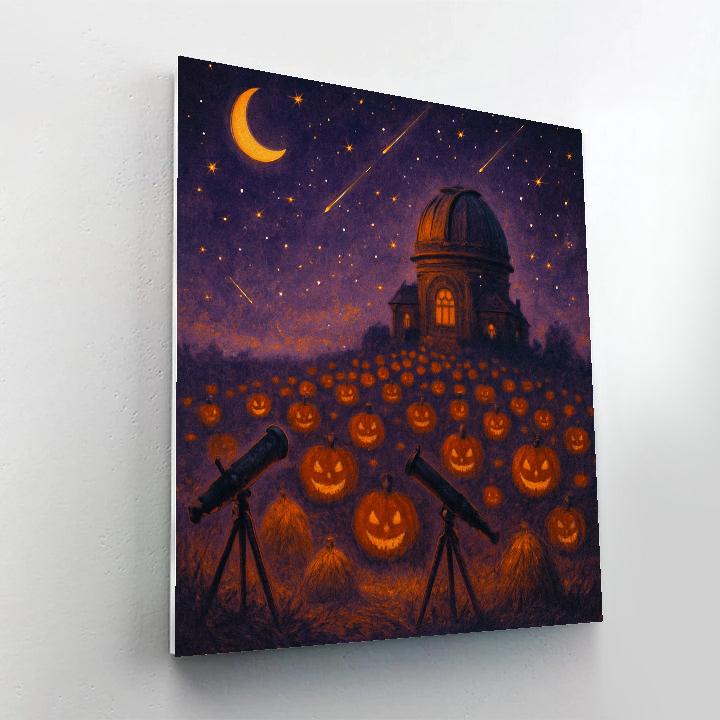 The Ember Field Observatory Number painting