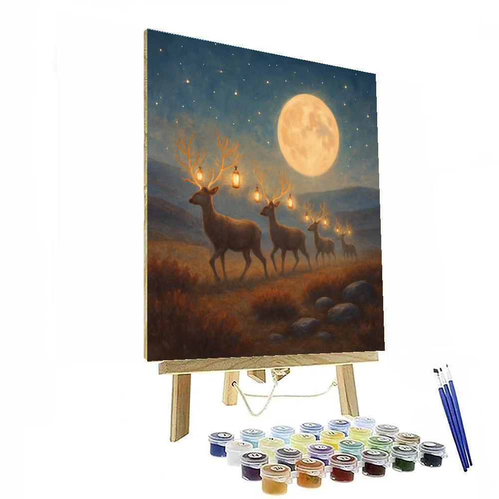 Autumn Moor Of Lantern Herds Paint by numbers art