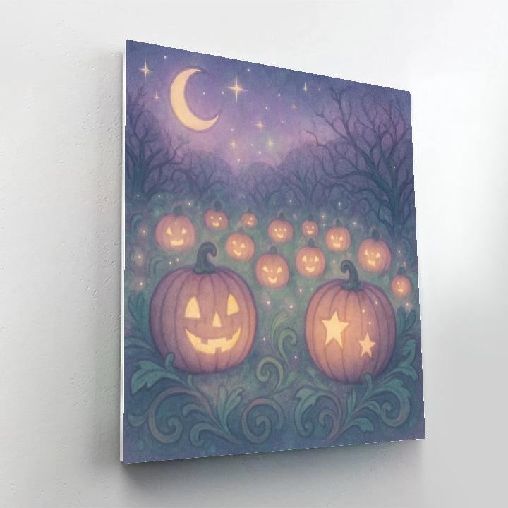 The Hollow Of Singing Pumpkins paint by numbers