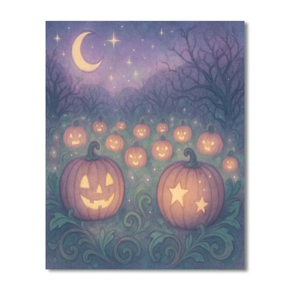 The Hollow Of Singing Pumpkins paint by numbers