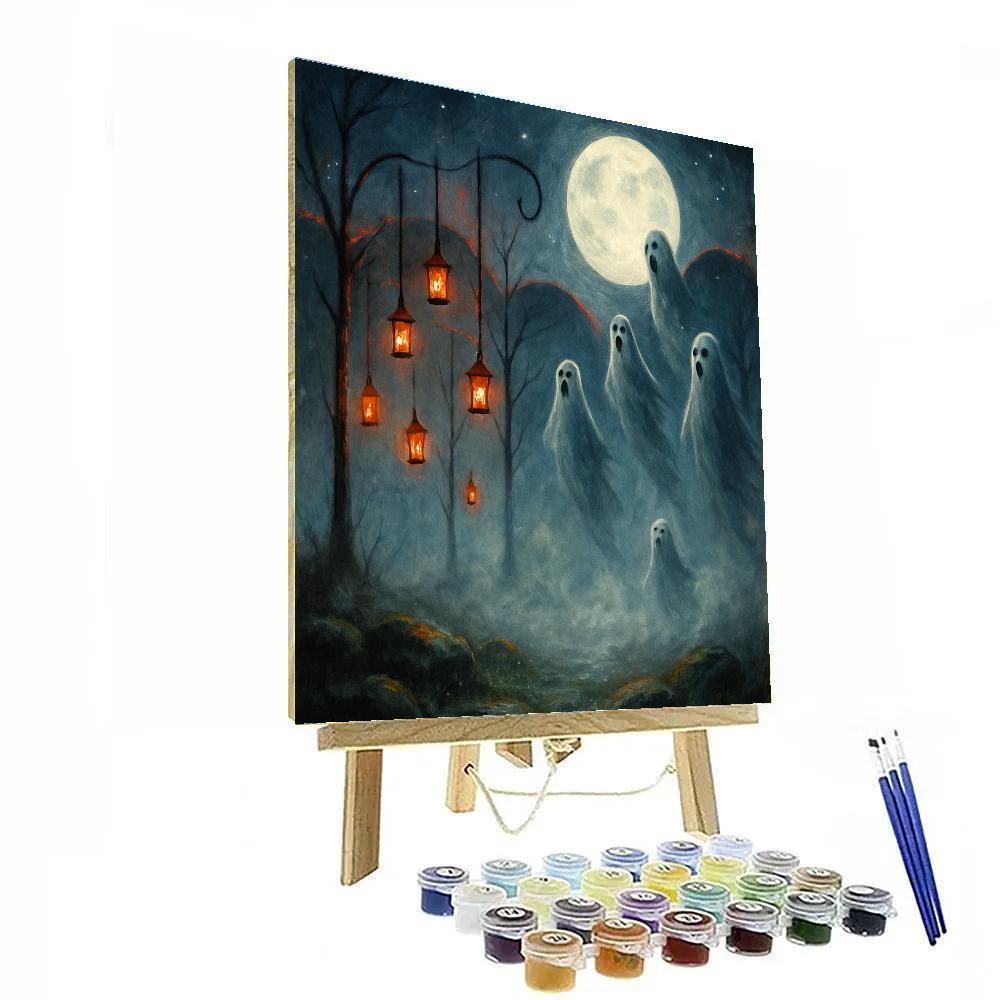 Foggy Hollow Lantern Choir paint by number