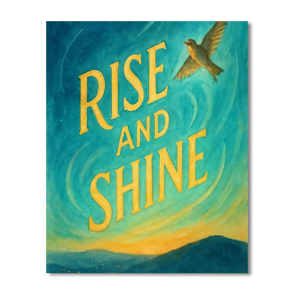 Inspire Rising Constellation Numbered painting kits