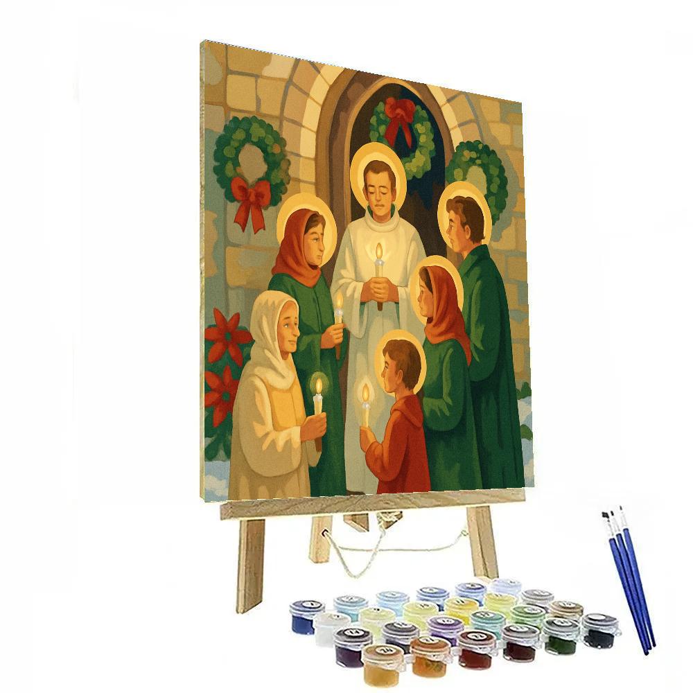 Midnight Mass Glow painting number kit