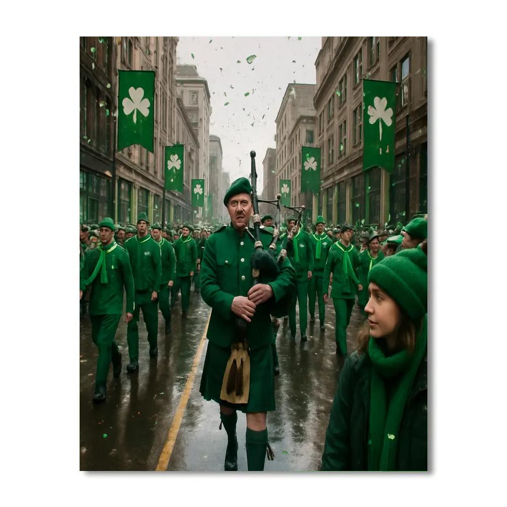 St Patrick Parade City Center Numbered painting kits