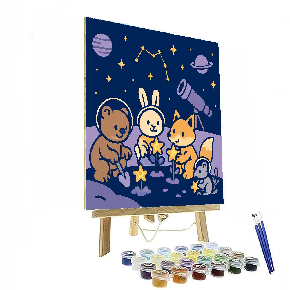 Space Garden Astronomers paint by color