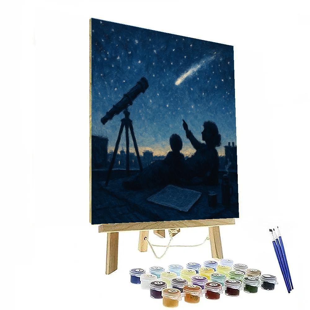 Stargazing With Little Hands Paint by numbers kits