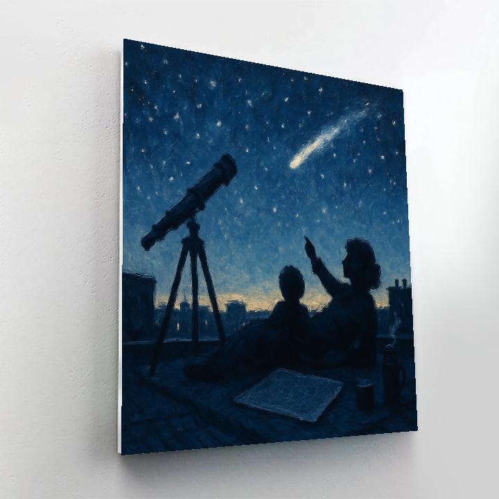 Stargazing With Little Hands Paint by numbers kits