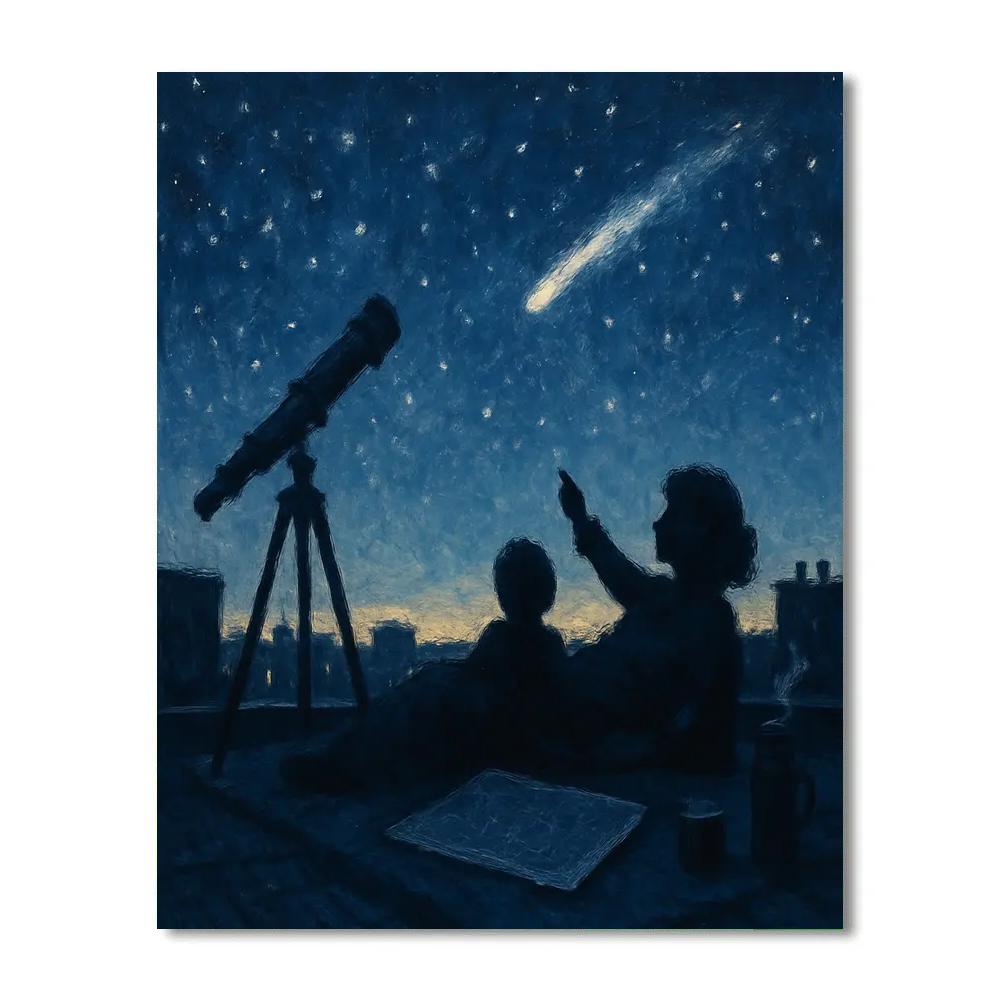 Stargazing With Little Hands Paint by numbers kits
