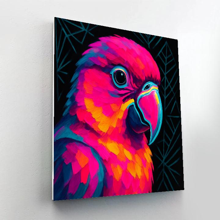 Electric Parrot Mosaic Numbered painting kits