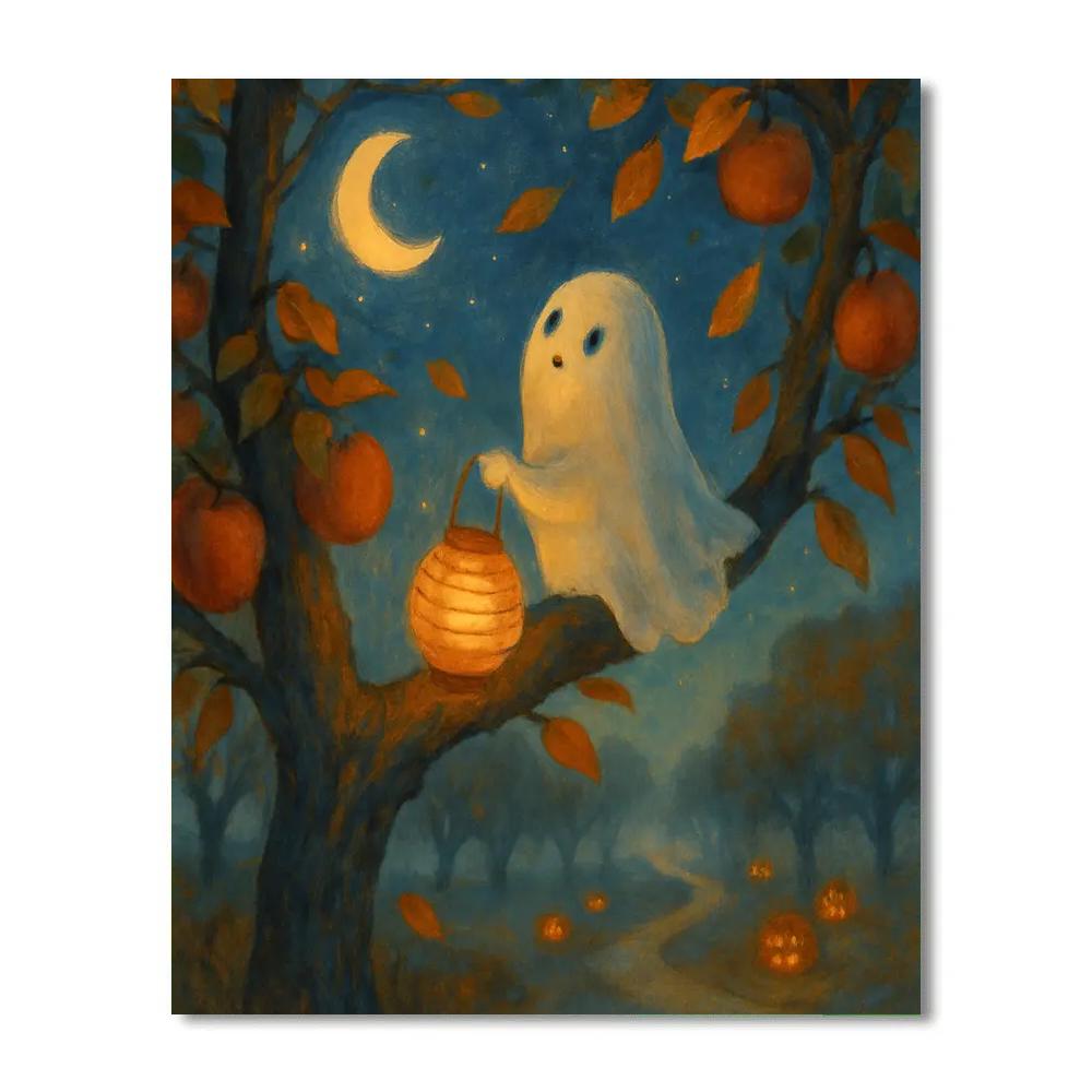 Stargazer Ghost In The Orchard Painting by numbers kit