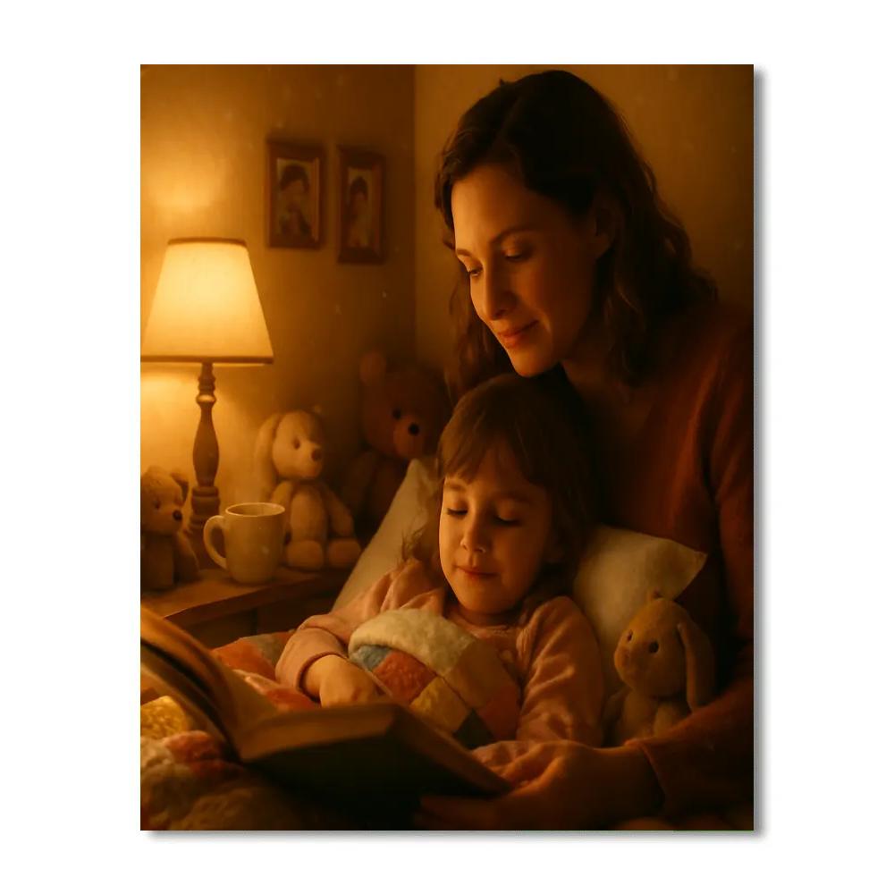 Quiet Storytime Glow Numbered painting kits