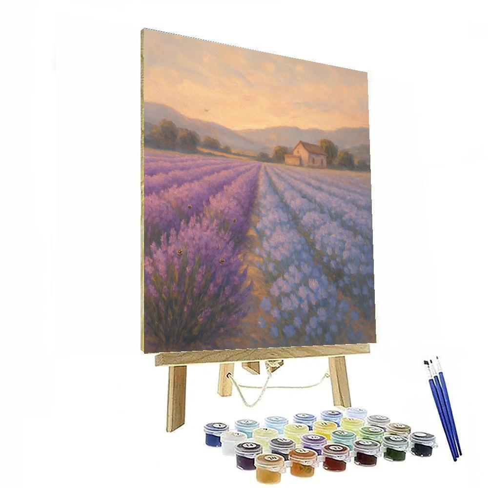 Lavender Field Breeze paint by number