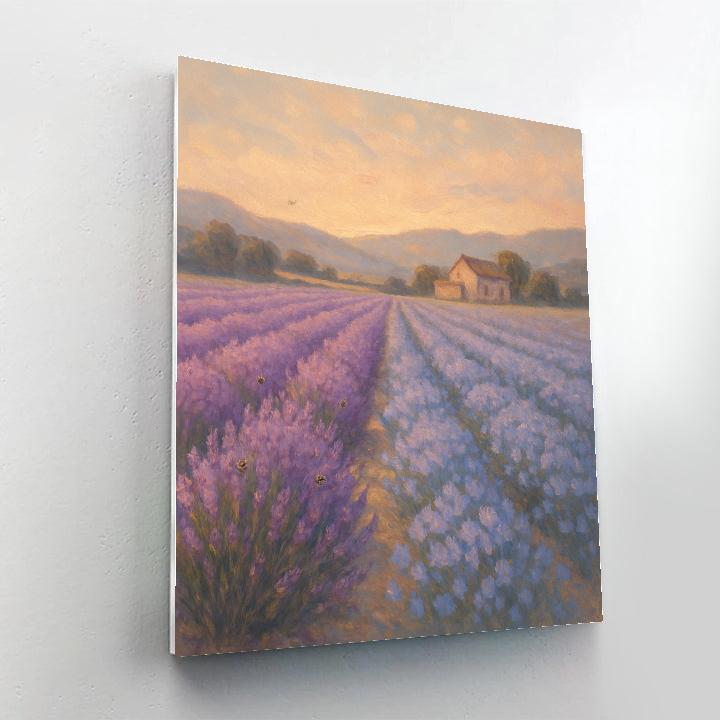 Lavender Field Breeze paint by number