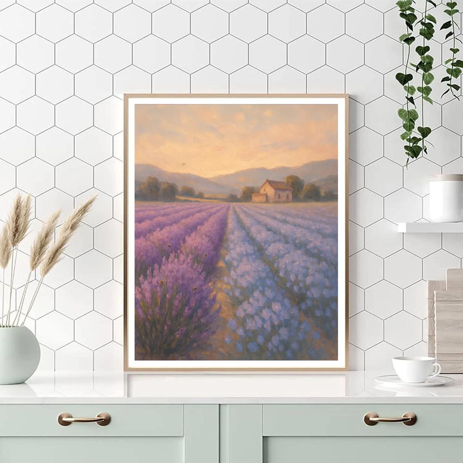 Lavender Field Breeze paint by number