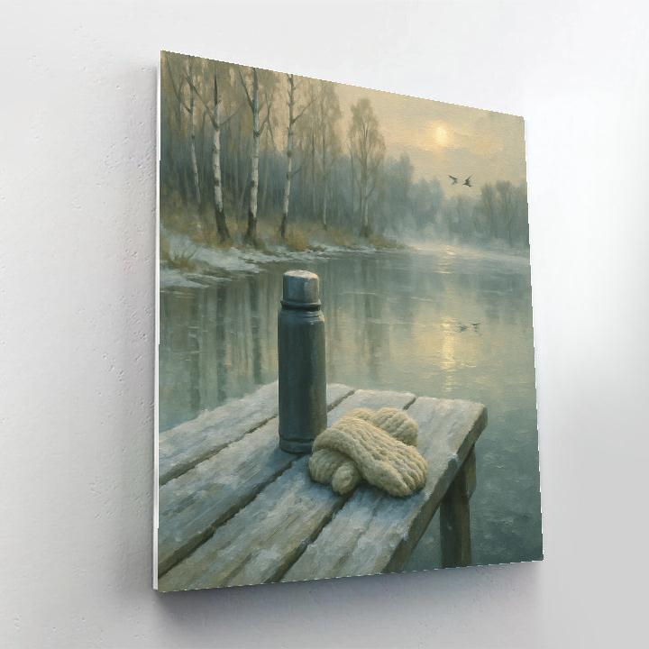 Frosted Morning Pier Numbered painting kits