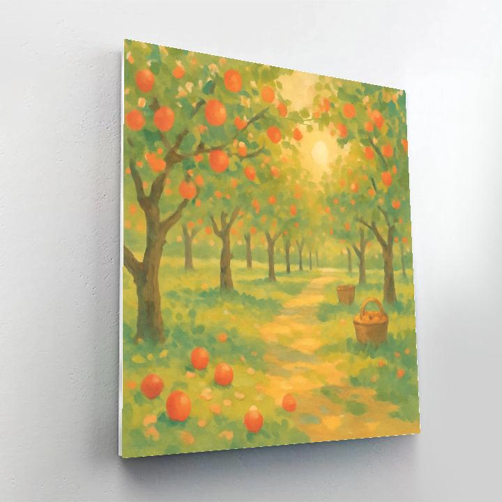 Sunlit Orchard Afternoon Paint by numbers art