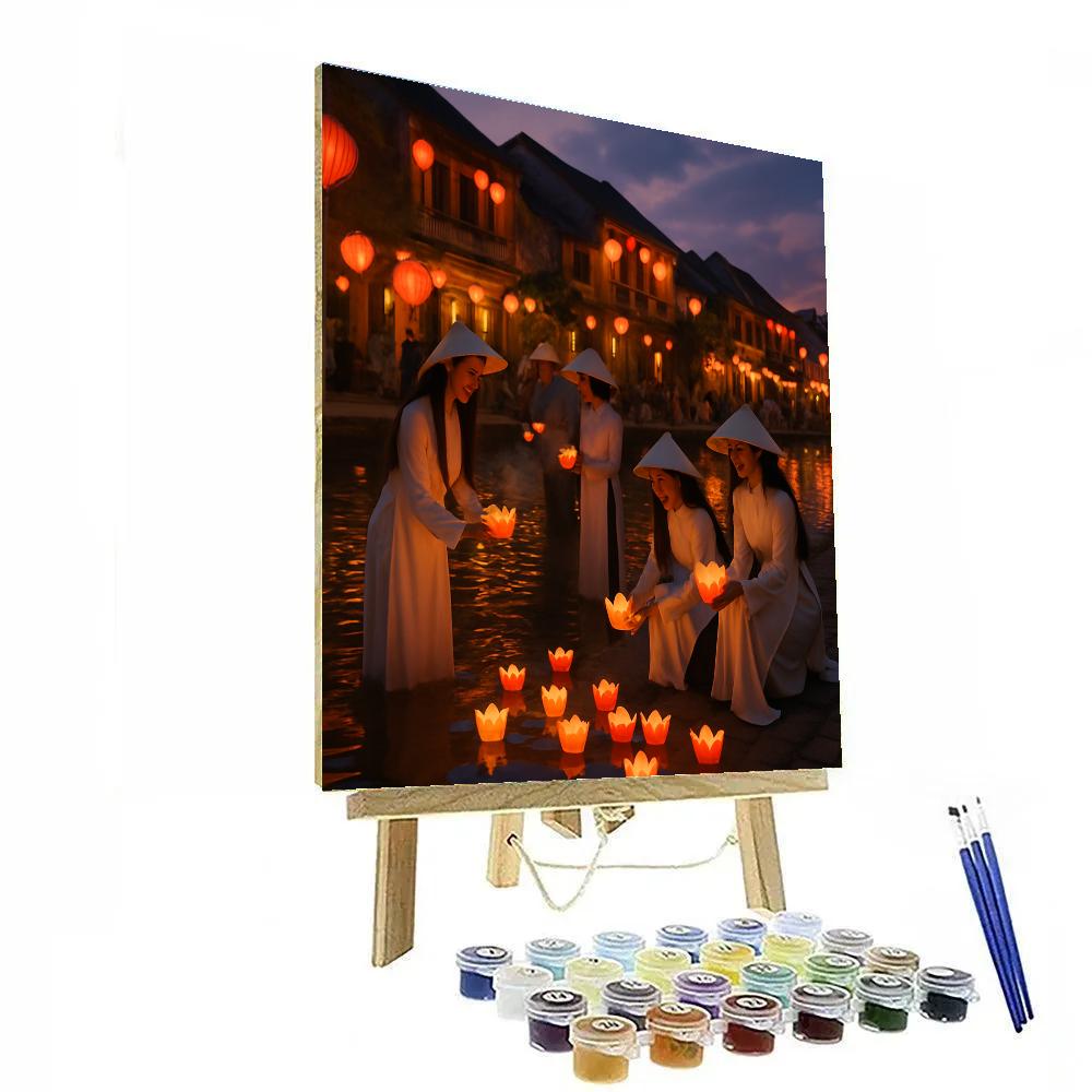Lantern Festival In Hoi An painting number kit