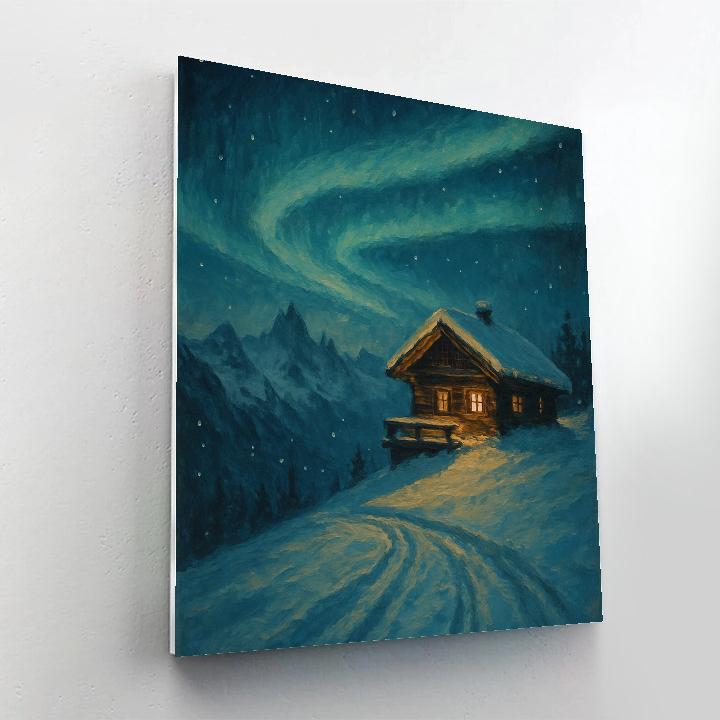 Aurora Ridge Retreat DIY paint by numbers
