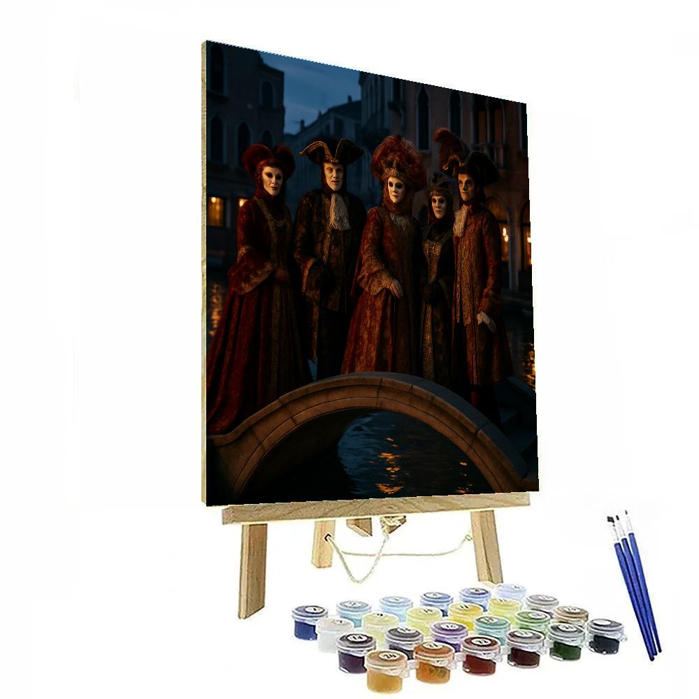 Carnival In Venice At Twilight Paint by numbers art