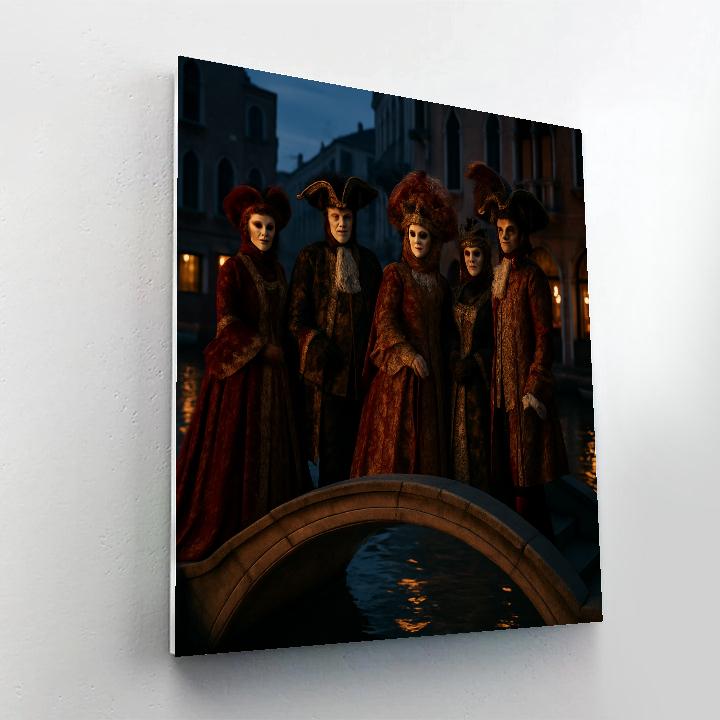 Carnival In Venice At Twilight Paint by numbers art