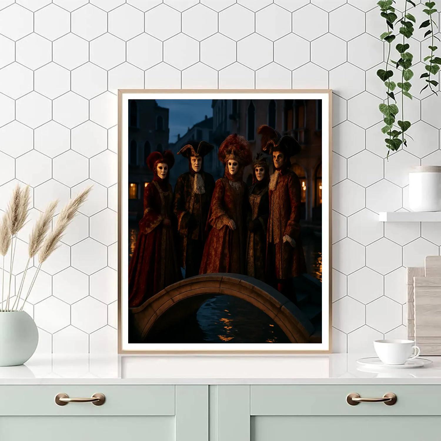 Carnival In Venice At Twilight Paint by numbers art