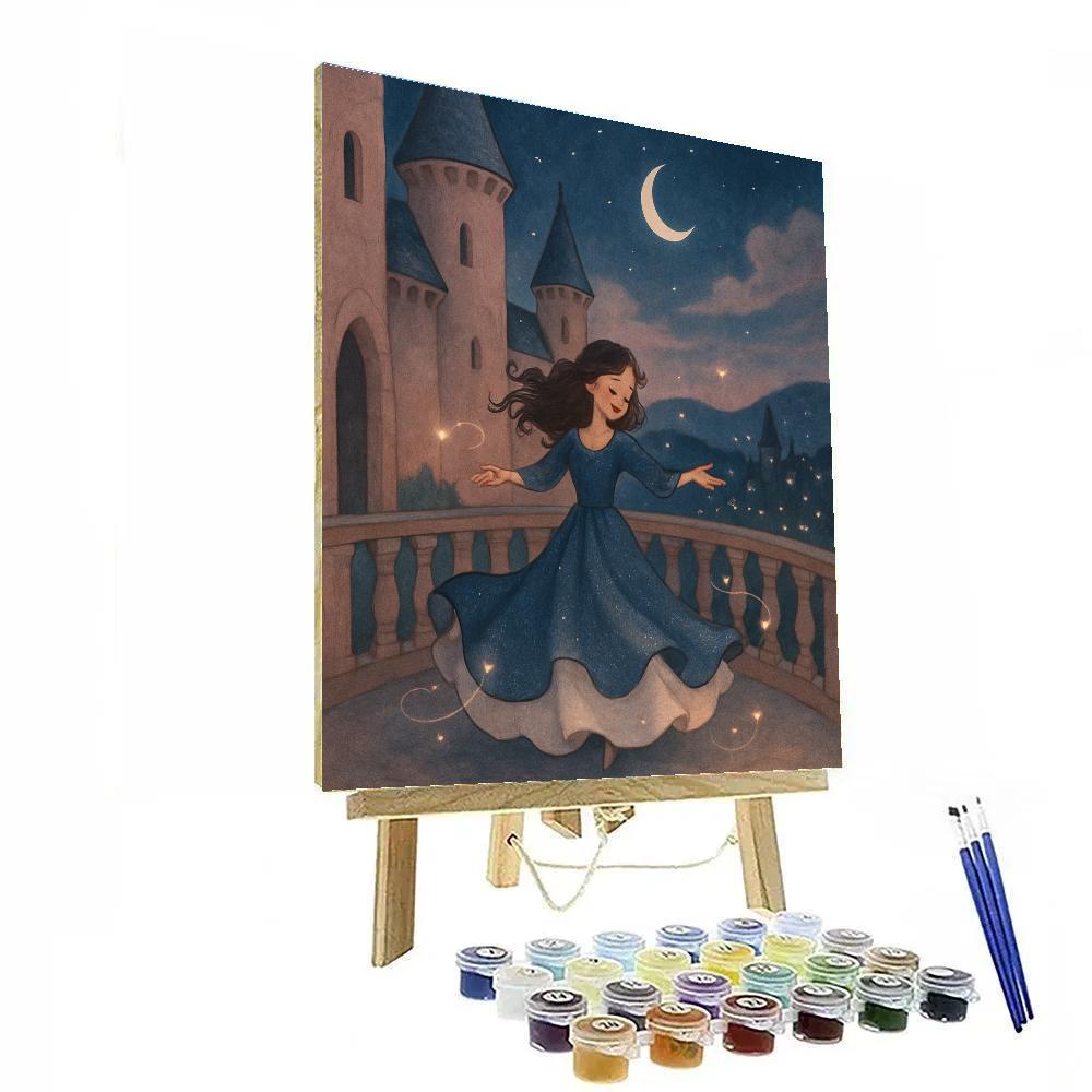 Princess Moonlit Waltz DIY paint by numbers