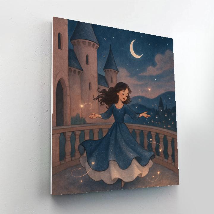 Princess Moonlit Waltz DIY paint by numbers