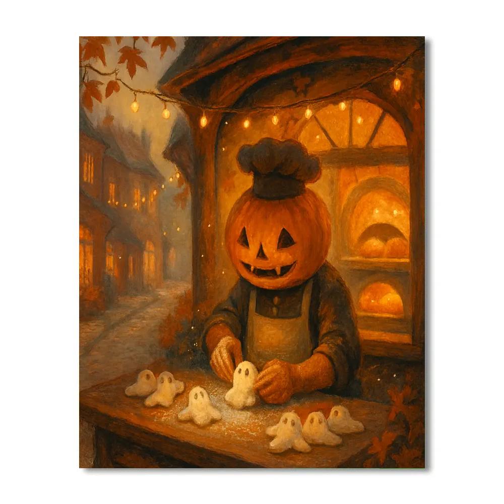 Enchanted Hollow Bakery paint by numbers