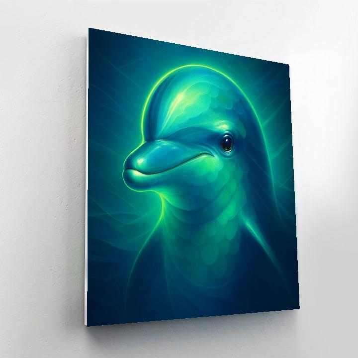 Tidal Dolphin Prism Numbered painting kits