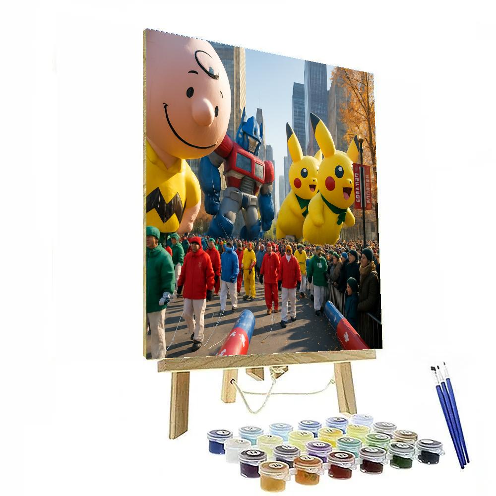 Thanksgiving Day Parade In New York paint by numbers