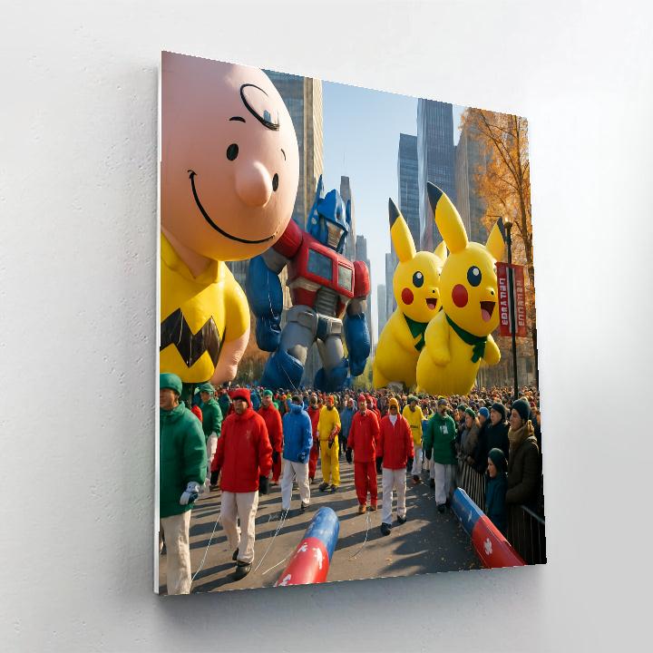 Thanksgiving Day Parade In New York paint by numbers