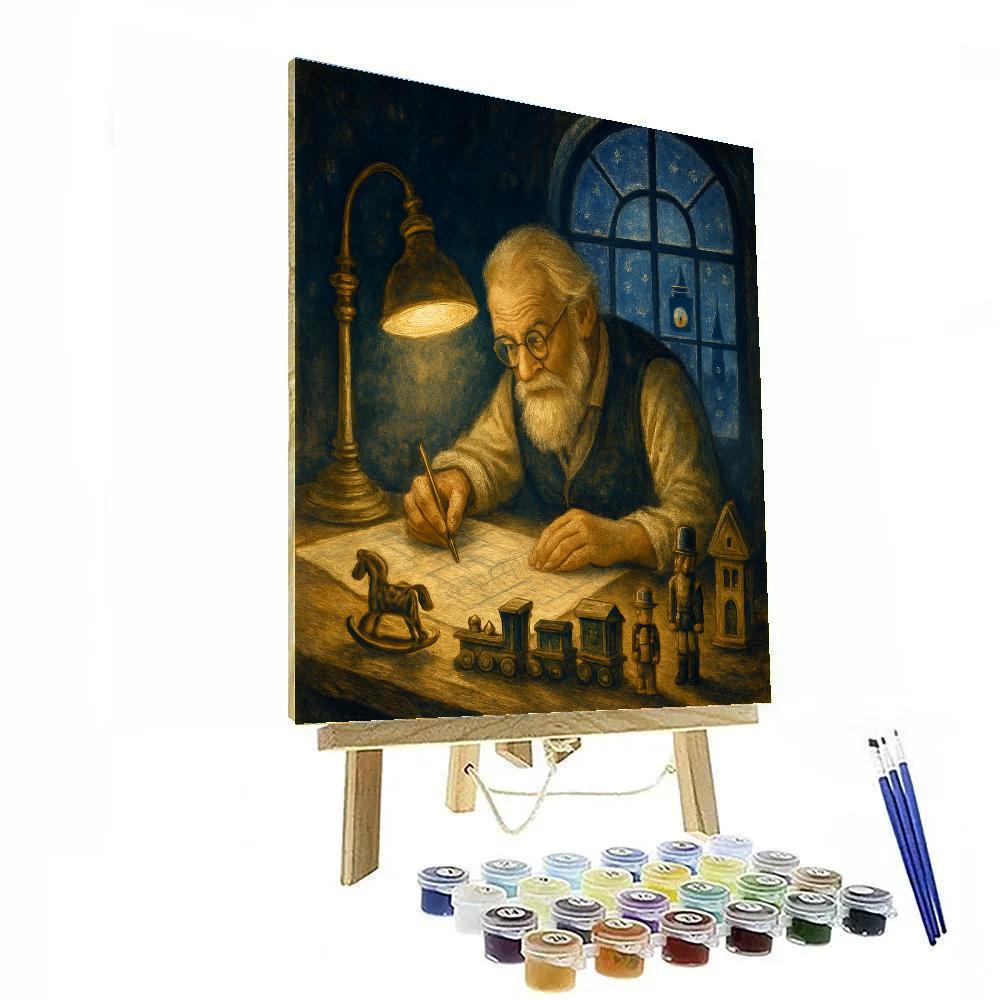 Toymaker Midnight Blueprints DIY paint by numbers
