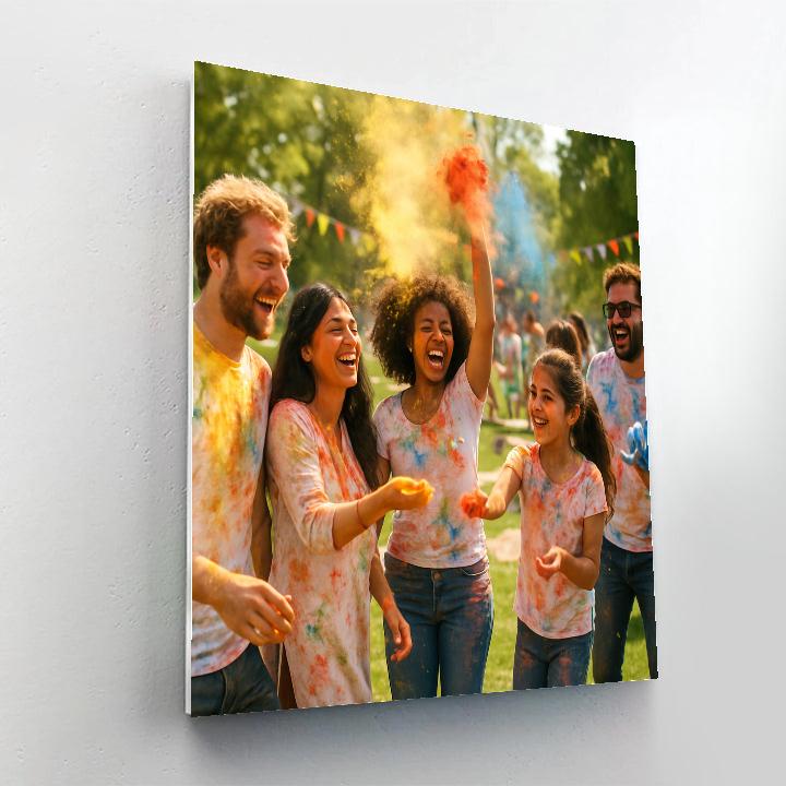 Festival Of Colors In London Park Paint by numbers kits
