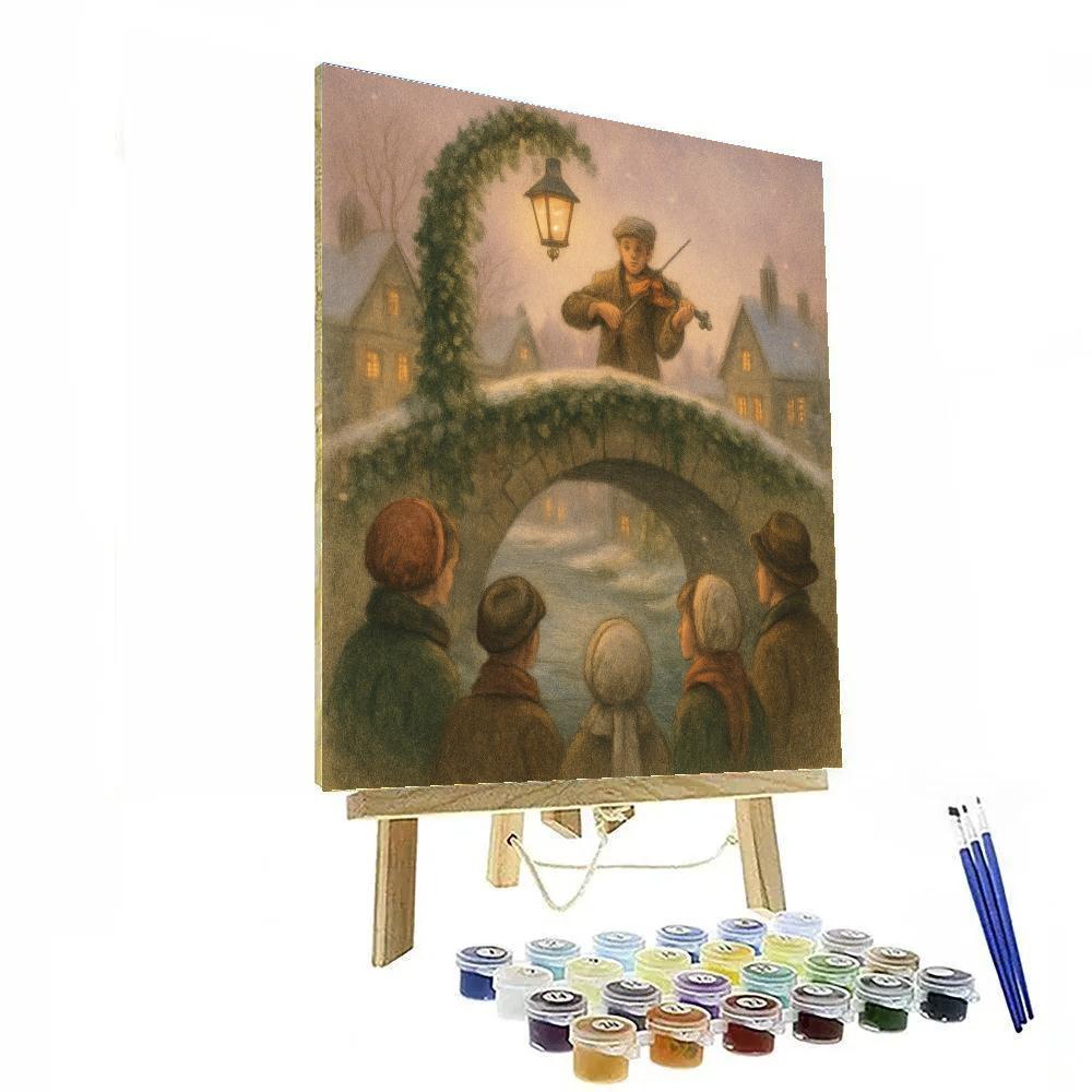 Lantern Bridge Serenade Numbered painting kits