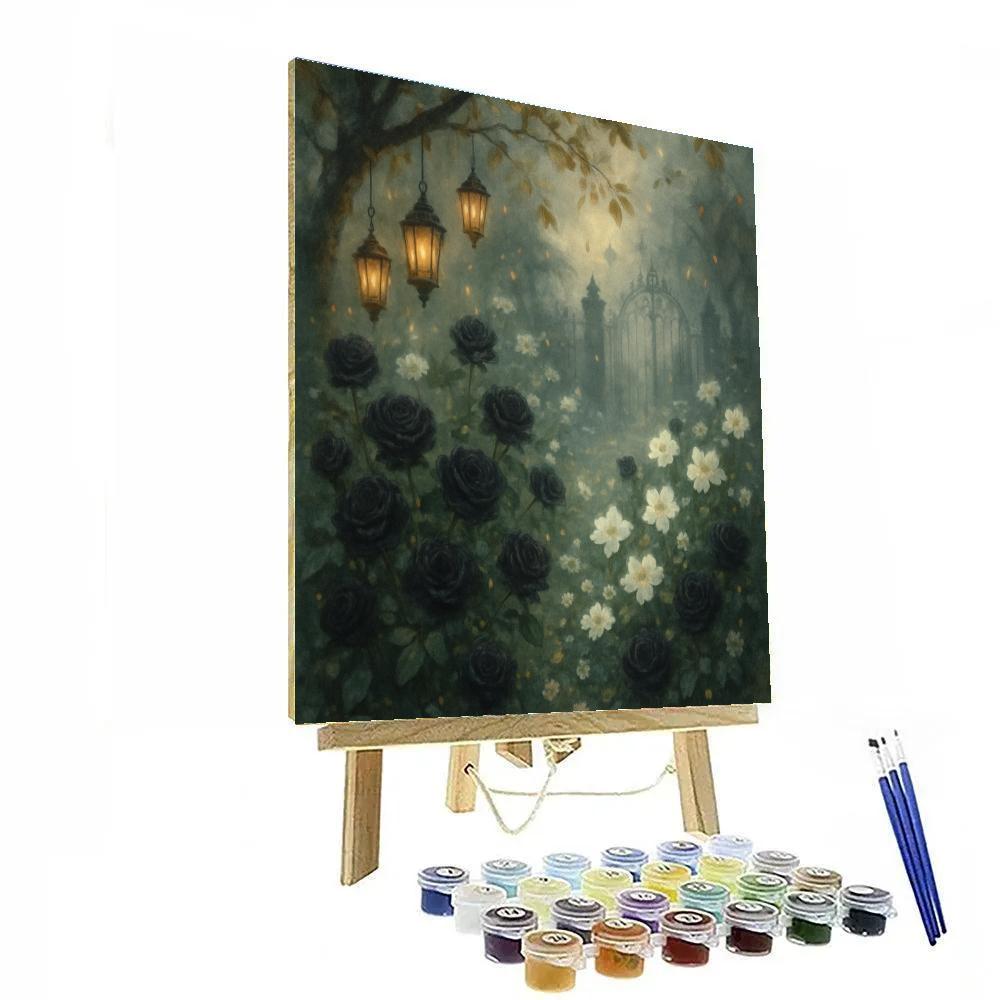 Haunted Garden Retreat Numbered painting kits