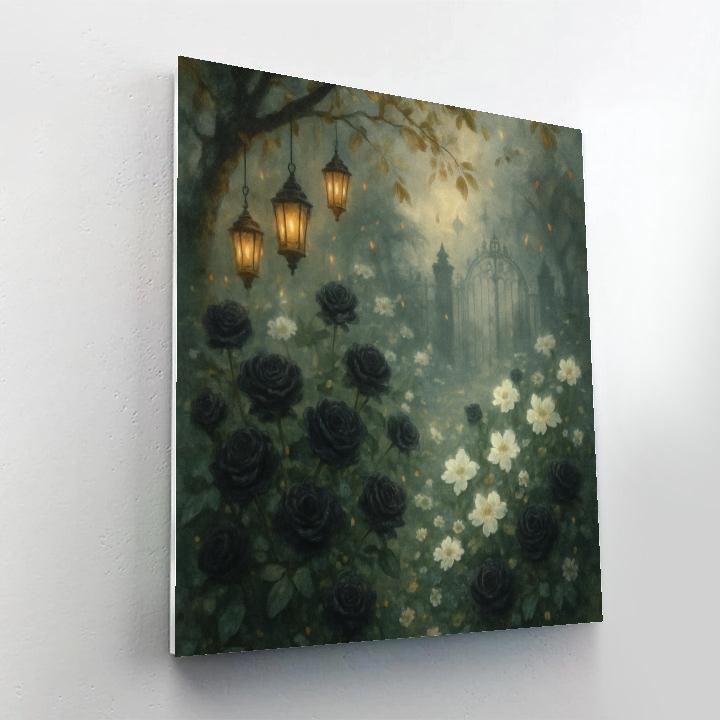 Haunted Garden Retreat Numbered painting kits