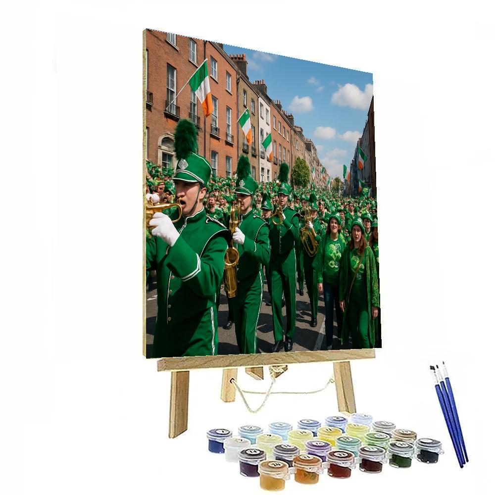 St Patrick’s Day Parade Dublin Number painting