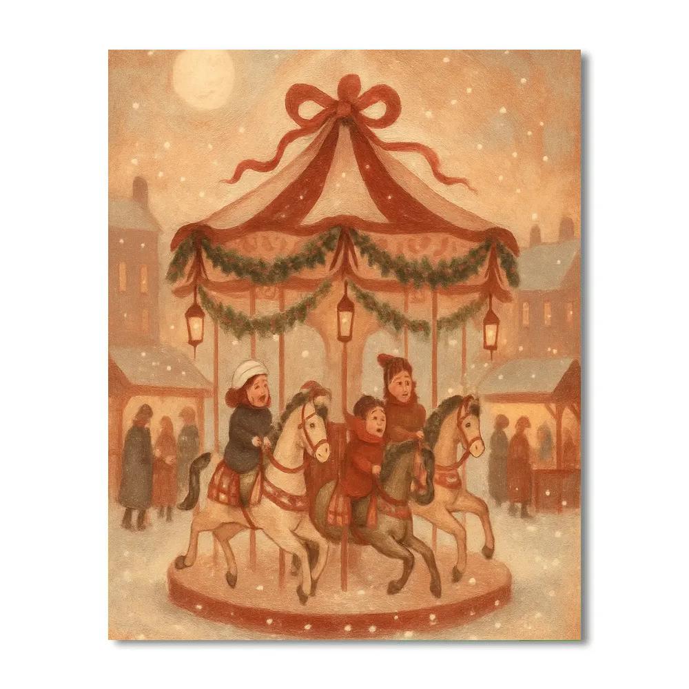 Sleighyard Carousel paint by color