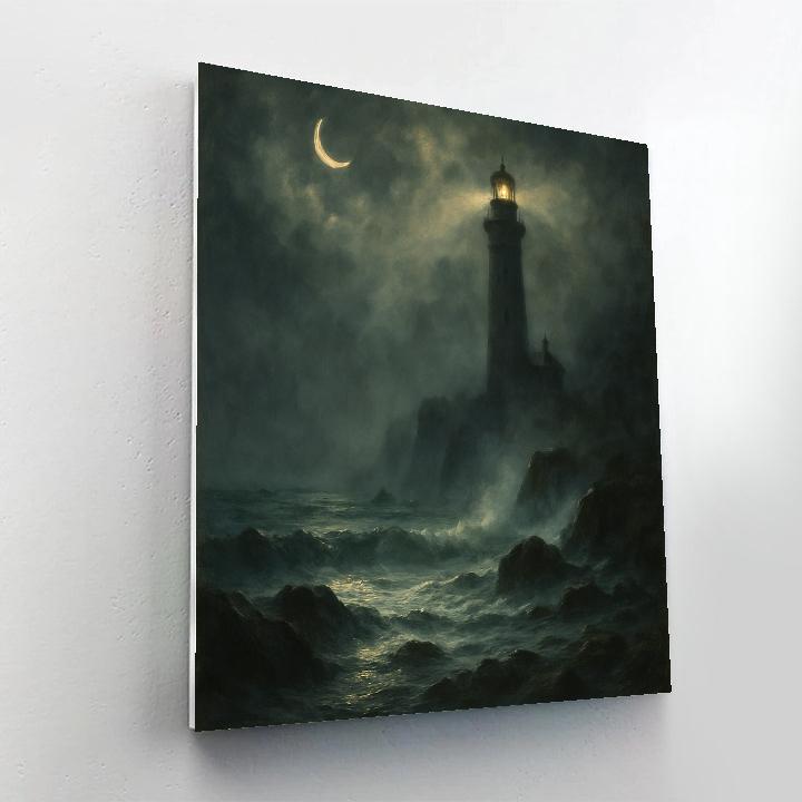 Spooky Shoreline paint by number