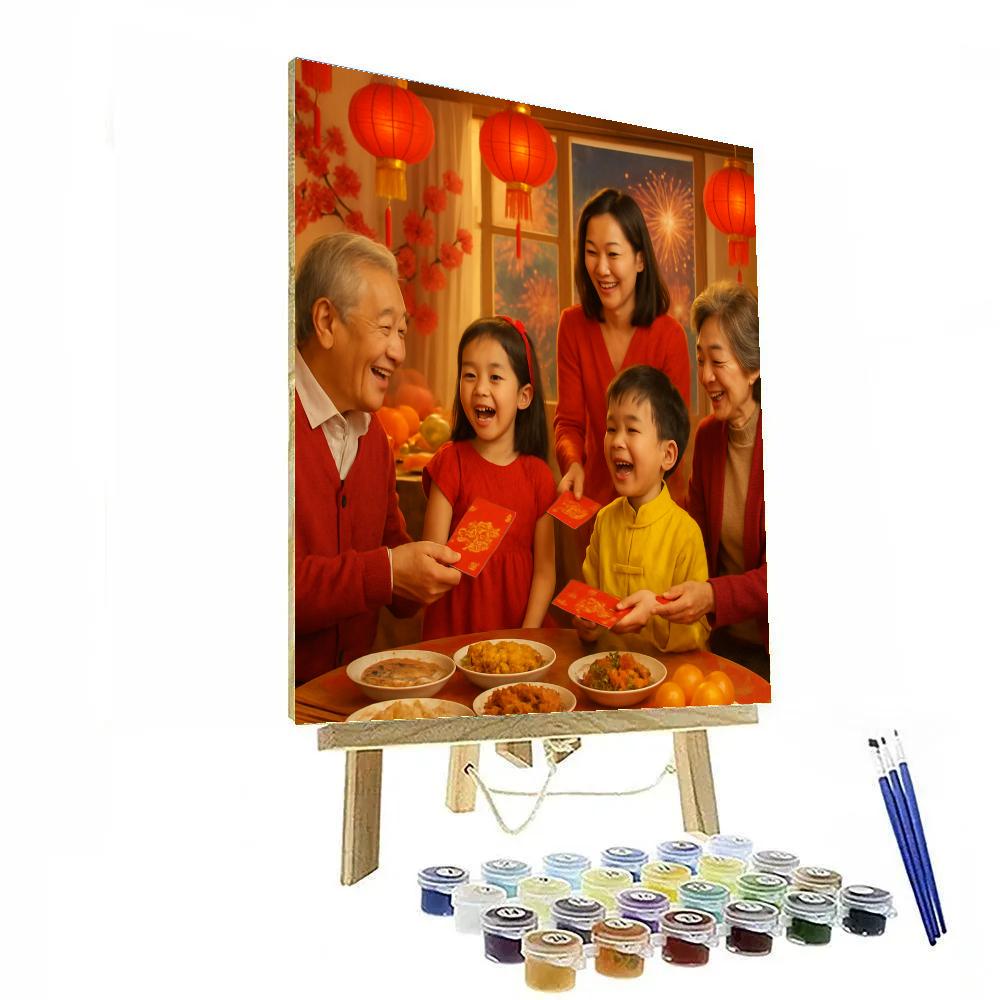 Lunar New Year Family Reunion Numbered painting kits