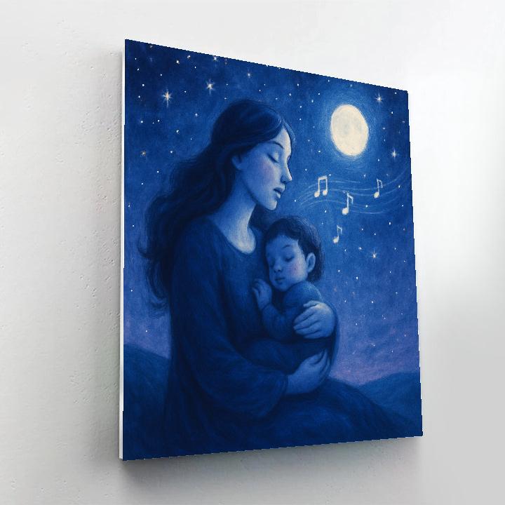 Lullaby Under Starlight paint by number