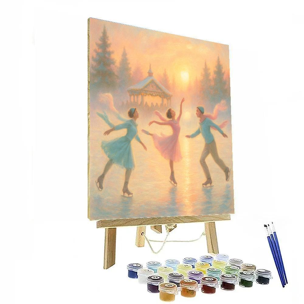 Frosted Ballet At Dawn DIY paint by numbers
